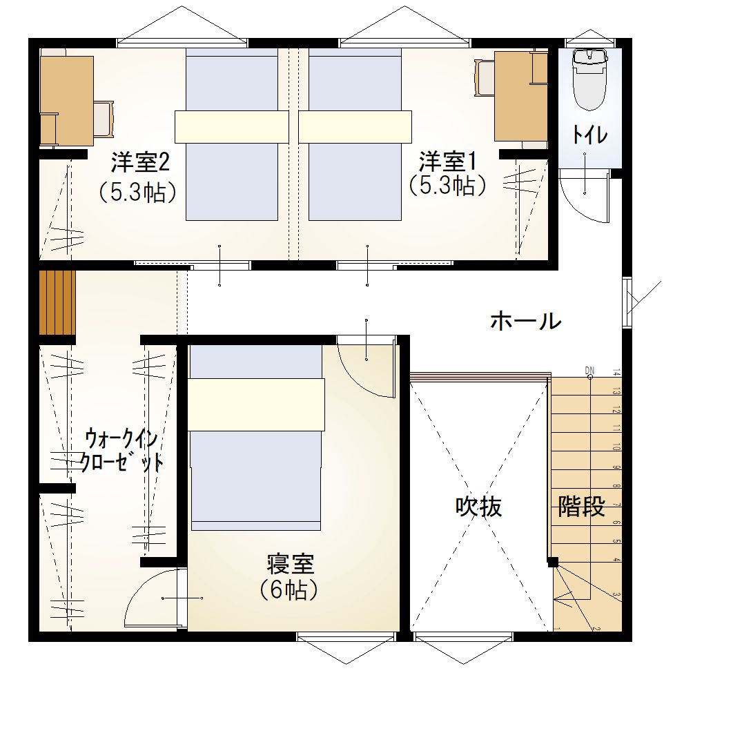 モデルハウス間取り